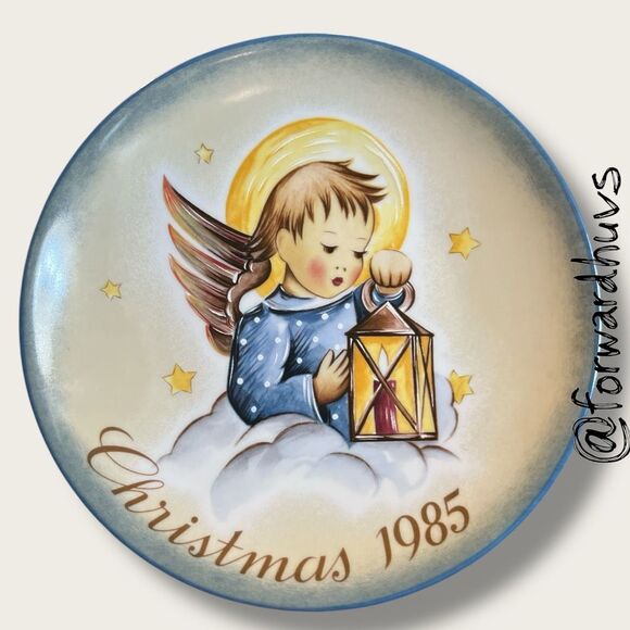 1985 Berta Hummel “Heavenly Light” Christmas Plate - No Box - Picture 1 of 7